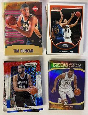 TIM DUNCAN Basketball Cards **You Pick** SPURS Top 75 HOF. Revised 11/21