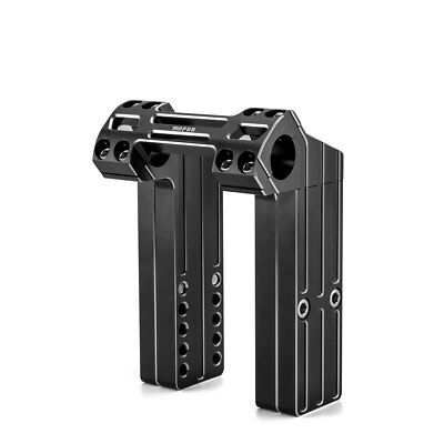 6''-8'' Adjustable Pullback Handlebar Riser Clamp For Harley Softail Fat Boy Slim