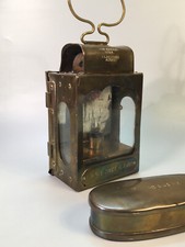 Alte  Schaffner - Laterne   1860 / Eisenbahn  / ALTENA / Herm. Severing Donneweg