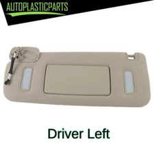 For 2007-2014 Silverado Tahoe Yukon Suburban Driver Left Sun Visors Gray Cloth