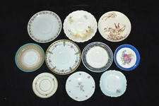 Antique/Vintage Assorted Lot of 10 Saucers Various Brands & Sizes