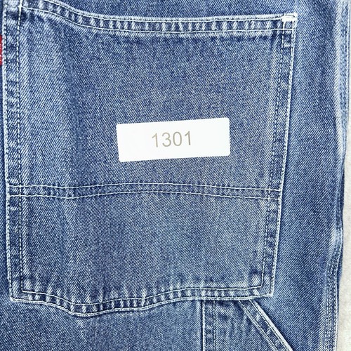 Vintage Levis Jeans Mens 34x32 33x30 Blue Medium Wash Baggy Carpenter Skater - 第 16/16 張圖片