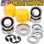4 Pack) Front Wheel Rm Bearngs fts John Deere AM127304 LA140 LA145