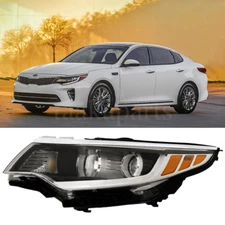 Driver Side Left Headlight For 2016 2017 2018 Kia Optima No LED Headlamp Halogen