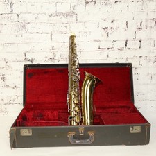 1966 Buescher Student Tenor Saxophone w/ OHSC Read Description