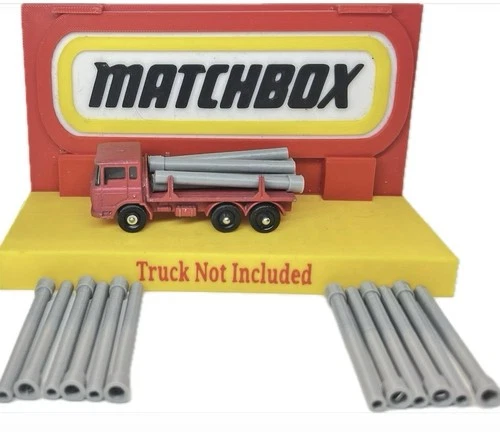 Lesney Matchbox Leyland Pipe Truck No. 10-D - 12 pipes (TRUCK NOT INCLUDED)