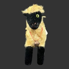 Vintage German Steiff Snucki Mountain Sheep Stuffed Plush Animal