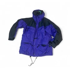 Vintage Solstice Gore-Tex Mens Jacket Size Large Purple 90s Lightweight Full Zip