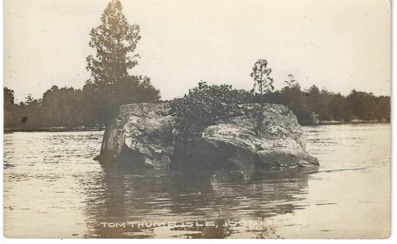 RPPC Thousand Islands Tom Thumb Isle 1915 Postcard Follett Rochester NY