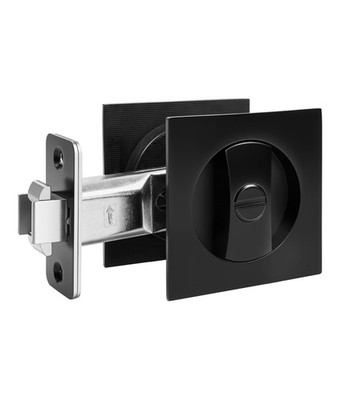 Embedded Folding Pocket Door Lock with Adjustable Latch for 2-3/8'' Backset-USA