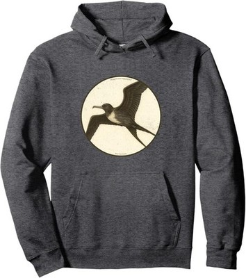 Retro Magnificent Frigatebird Pullover Hoodie *10 Colors* NEW by Bird Fantastic