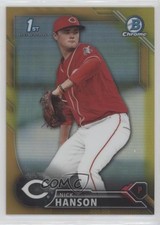 2016 Bowman Draft Chrome Picks Gold Refractor 36/50 Nick Hanson #BDC-54 3q5