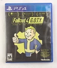 Fallout 4 Game of the Year Edition PlayStation 4 PS4 GOTY No Poster/Manual