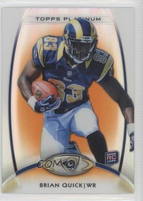 2012 Topps Platinum Retail Orange Refractor Brian Quick #125 Rookie RC 0w6