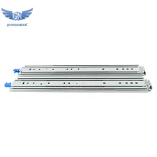 1 Pair Locking Drawer Slides 22 Inch Full Extension & Lock 500 lb Load Capacity