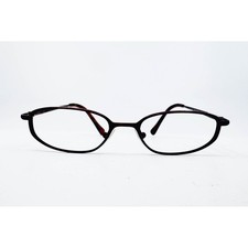 Titanium Eyeglass Frames Womens Burgundy Oval...