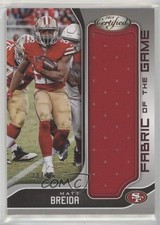 2018 Certified Fabric of the Game 20/99 Matt Breida #FG-MB 0w8