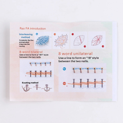 String Art DIY Kit - Hearth. Wizardi Craft Kit F07-M12-1-DHAA28276 - Picture 6 of 8