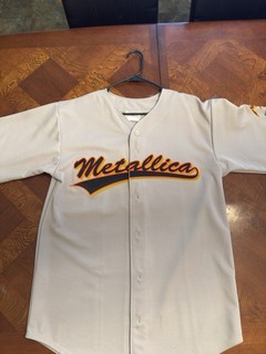 Metallica Baseball Jersey Vintage Giants Large L