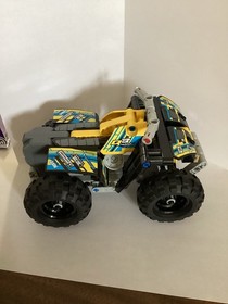 LEGO Technic Quad Bike 42034 Complete Set Yellow Black 148 Pieces Retired 2015
