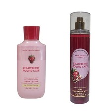 NEW BATH BODY WORKS BODY LOTION STRAWBERRY POUND CAKE, 8 OZ Body Mist