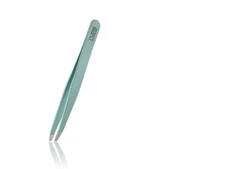 Rubis Switzerland Swiss Tweezers Tiffany Blue Satin Slanted Tip 3-3/4" #18801