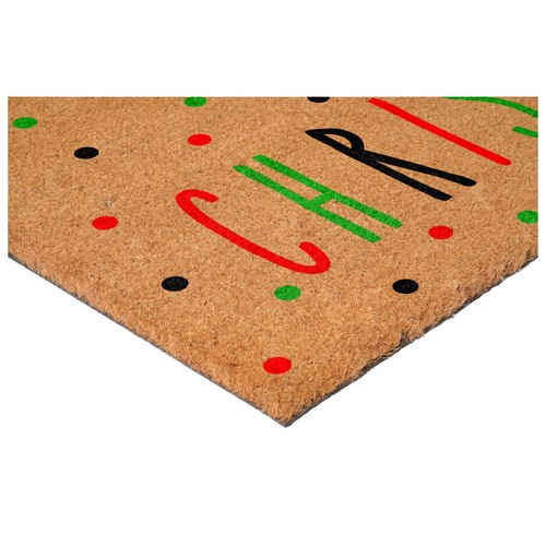 Festive Merry Christmas Doormat (24" x 36" x 0.60") - Picture 5 of 7