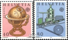 Suisse 1249-1250 (édition complète) neuf 1983 super Travaux