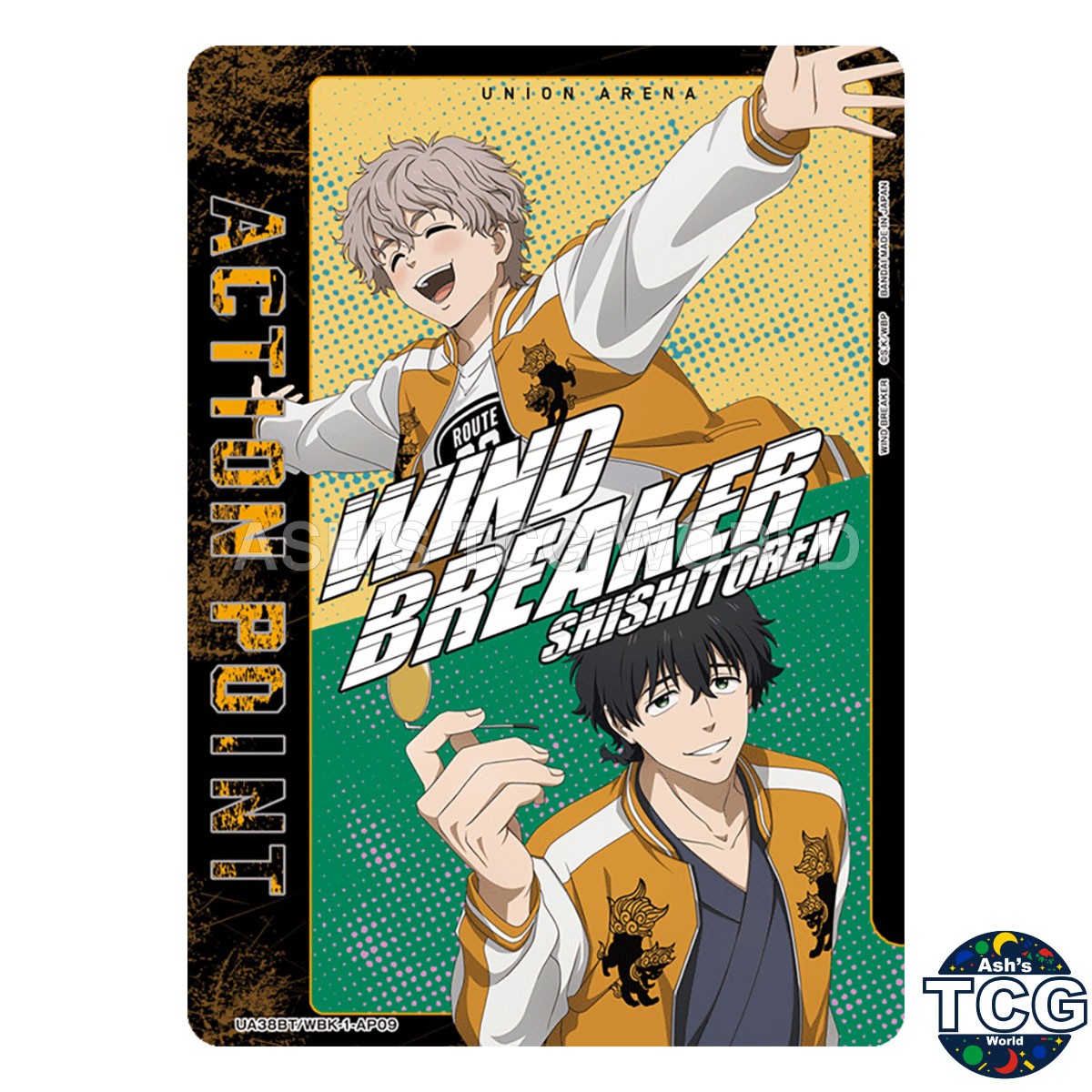 Action Point Card UA38BT_WBK-1-AP09 WIND BREAKER Union Arena Japanese