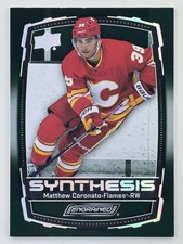Matthew Coronato 2023-24 Upper Deck Engrained Synthesis #S-38 NHL Flames RW Card