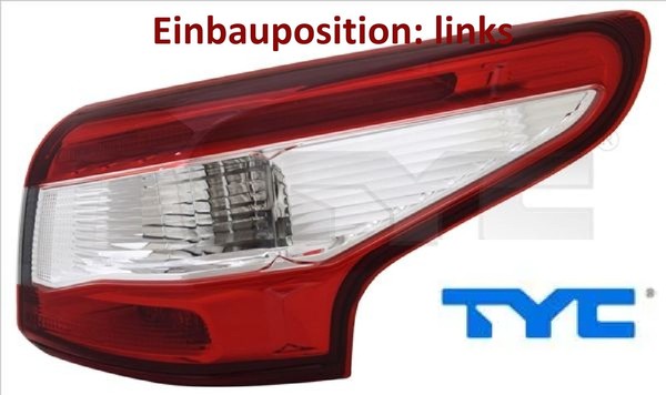 TYC 11-14562-06-2 Heckleuchte Links RüCklicht Hecklicht RüCkleuchte-image