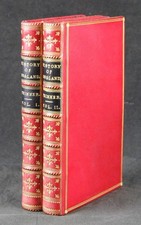 1808 MRS TRIMMER HISTORY of ENGLAND HAND COLOURED PLATES FINE BICKERS BINDING 2V