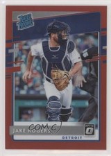 2020 Panini Donruss Optic Rated Rookies Red Prizm 20/60 Jake Rogers #72 u6m