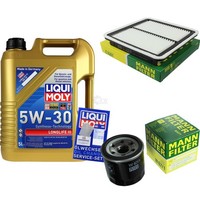 Mann Inspektionspaket Liqui Moly 5L 5W-30 FüR Subaru Forester 2.0 Awd 2.5
