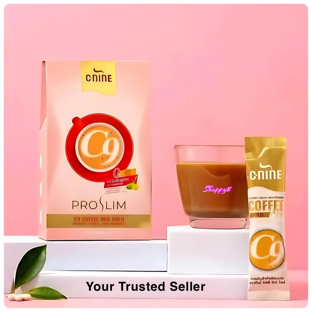 PRO SLIM C9 Coffee Mix Gold w/ Collagen & Natural Extracts - 10
