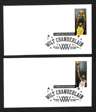 USA: Wilt Chamberlain WWW, 2x FDC