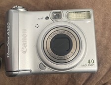 Canon PowerShot A520 4.0MP 4x Zoom Digital Camera For Parts