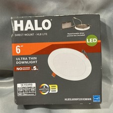 NEW HALO HLBSL 6 in. Color Selectable 3000K-5000K Canless Recessed LED Kit