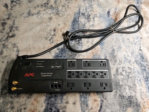 APC P11GTV 11-Outlet Surge Protector 3400 Joules Phone, DSL and Coax Protection