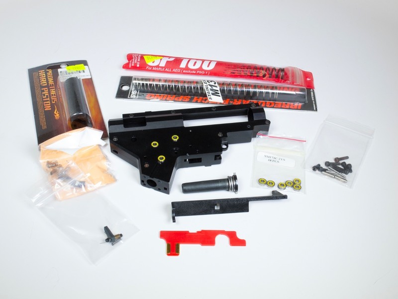 Version 2 Billiet Aluminum Gear Box and Extras