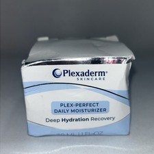 Sealed Plexaderm Daily Moisturizer Plex-Perfect 1 Fl Oz Damaged Box