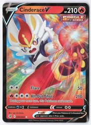 Cinderace V 044/264 Fusion Strike Ultra Rare Holo