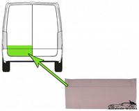 Reparaturblech FüR TüR Hinten Links FüR VW Transporter T4 90-03