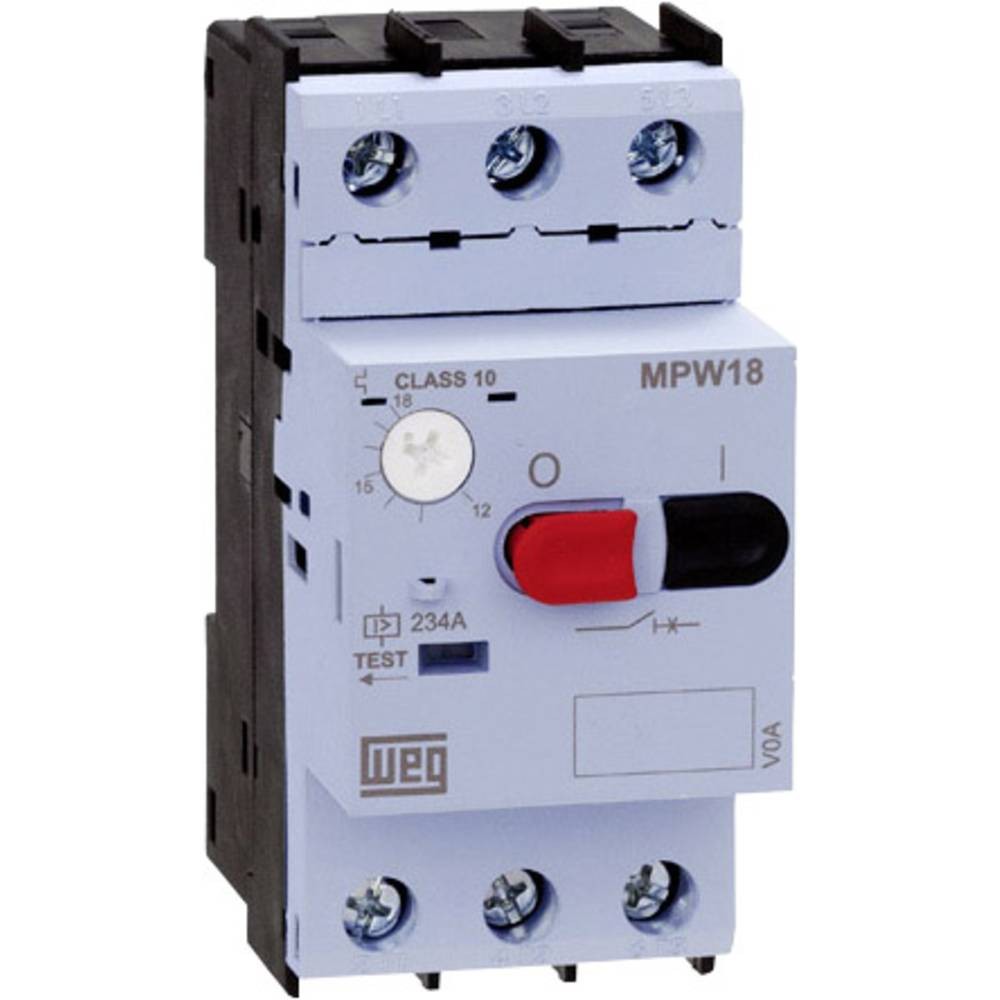 Disjoncteur moteur WEG MPW18-3-U010 de 10 A pour protection triphasée