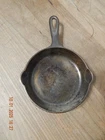 Vtg GRISWOLD ERIE PA No. 3 Skillet/ Pan 709 Cast Iron Sits Flat Mini  6" diam.