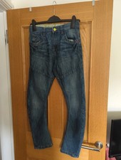 Arc Leg Denim Trousers