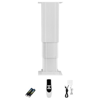 176lb Electric Lift Table Column, 14.2-31.1in Height, 3-Stage, Aluminum & Steel