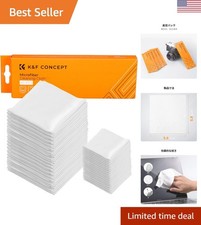 Versatile 20-Pack Microfiber Cleaning Cloths, Ideal for Cameras Electronics