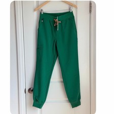 Figs Women's High Waisted Zamora Jogger in Indocyanine Green, Size Small