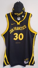 Stephen Curry #30 Golden State Warriors Swingman City Edition Jersey Men's XXL